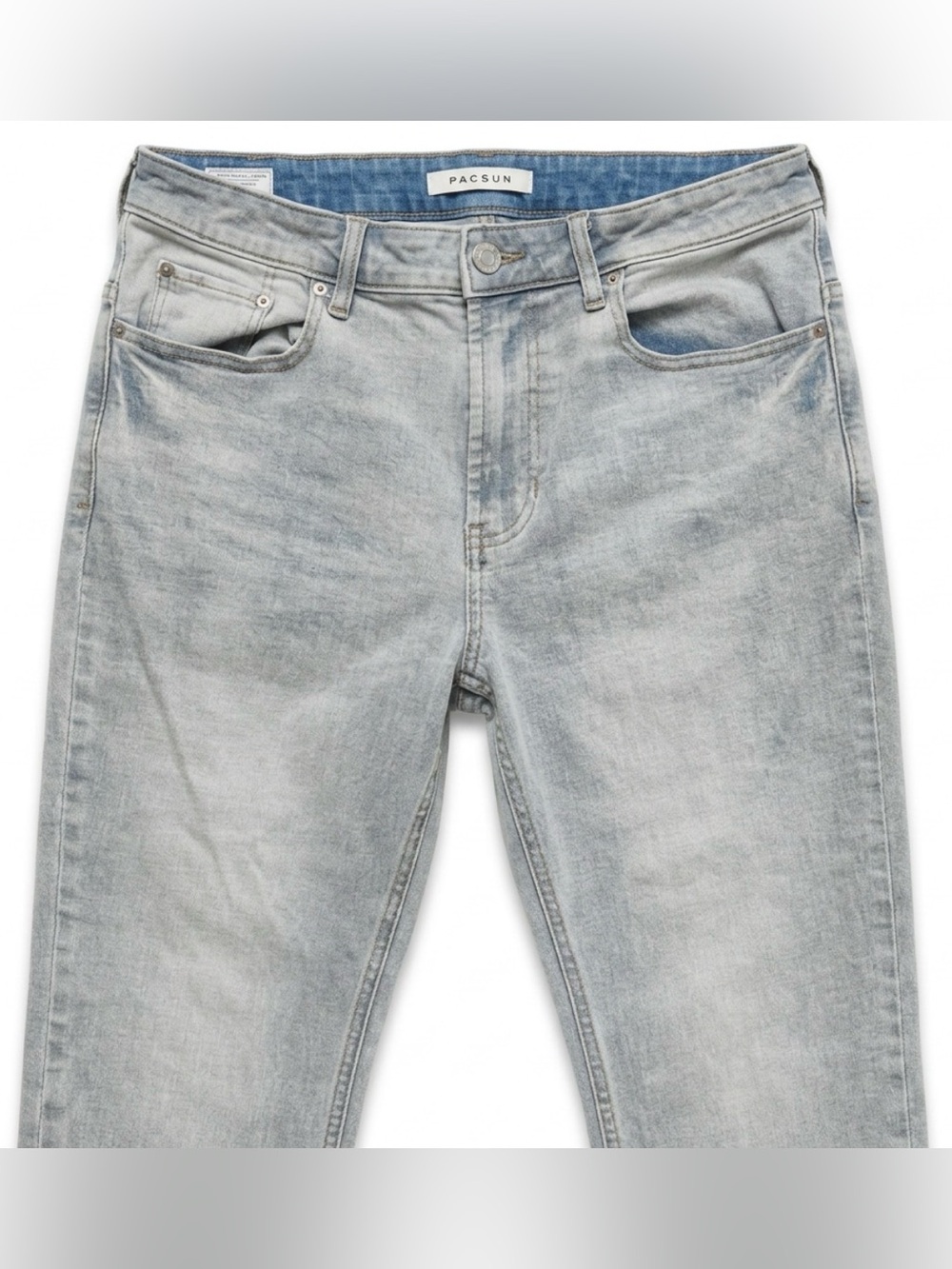PacSun Slim Straight Light Blue Wash Jeans